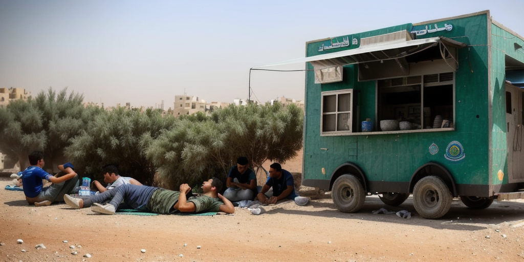 Israeli forces kill or injure 11 Palestinians awaiting food trucks, say Gaza officials