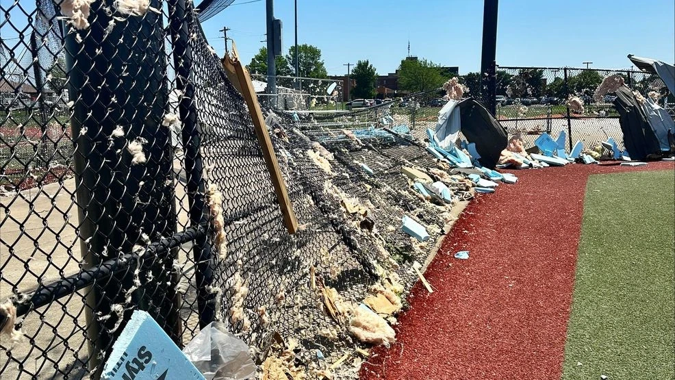Jacksonville community members rally together to clean local sports park following storms