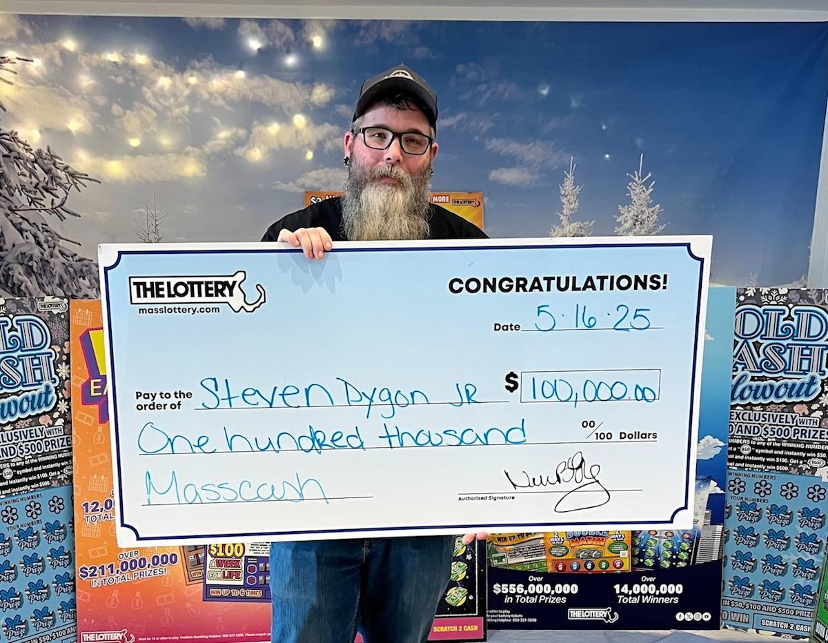 Western Mass. father to take family to Disney with $100K lottery prize