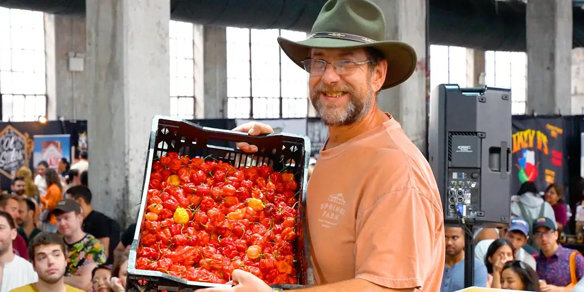 I keep my award-winning hot peppers in top secret locations with armed pickers