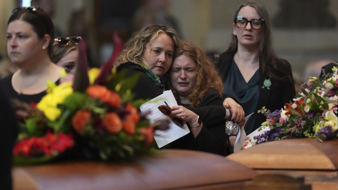 Photos of funeral for slain Minnesota lawmaker Melissa Hortman and her husband