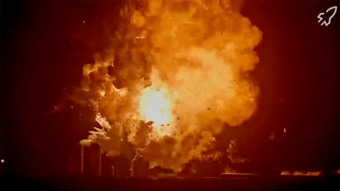 Next Starship explodes on test stand