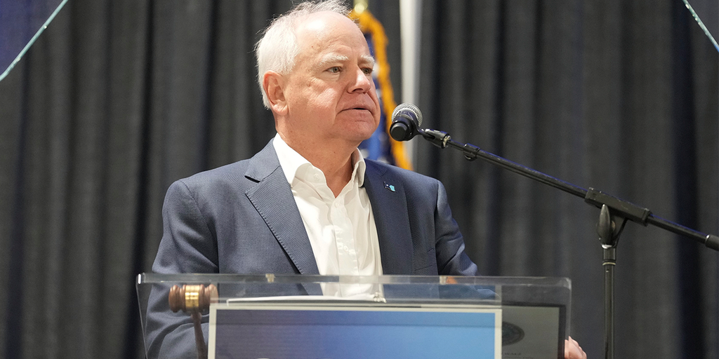 Walz urges Democrats to 'be a little meaner,' 'bully the s--t' out of Trump: 'A challenging few years'