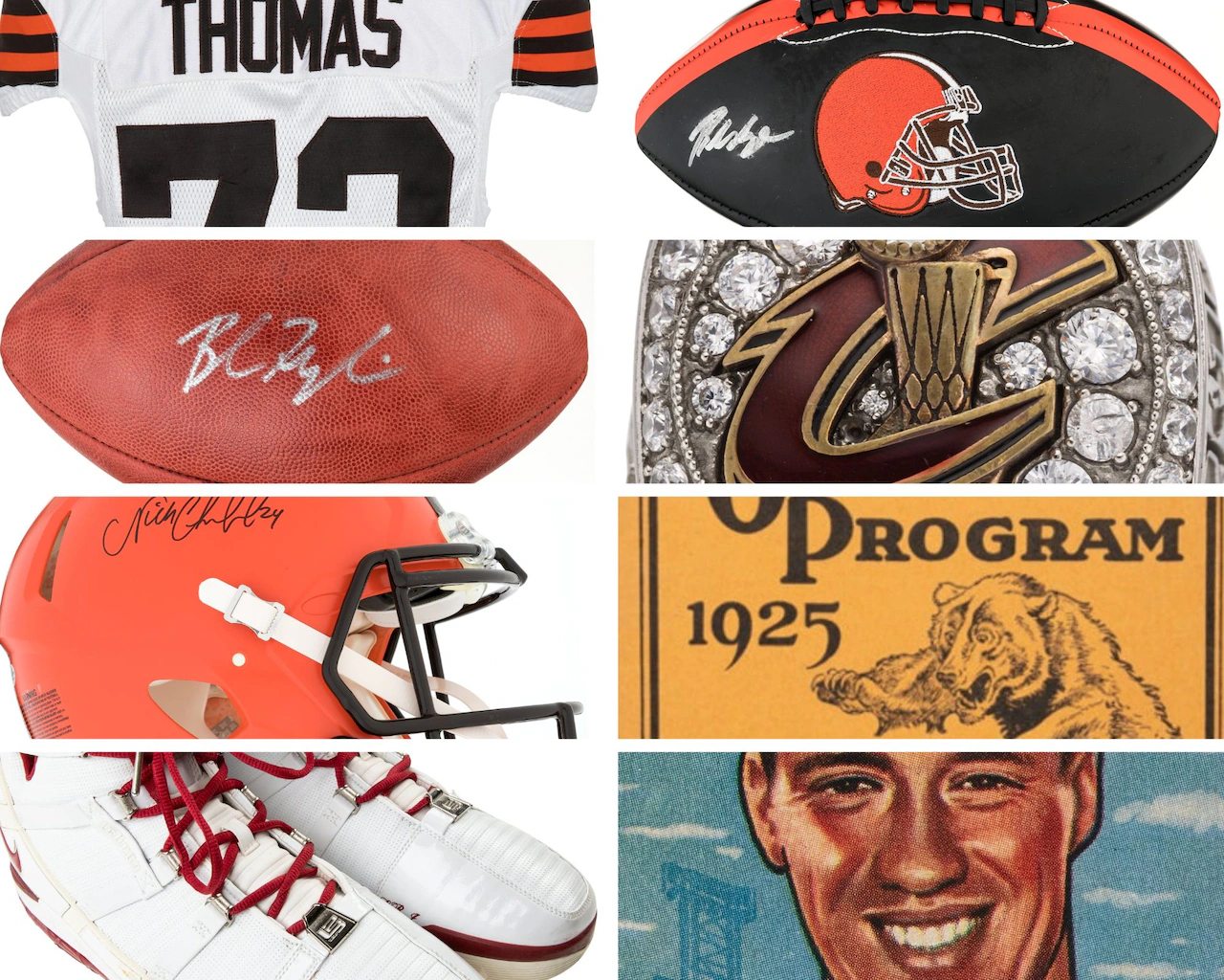 Cleveland-centric sports items up for auction