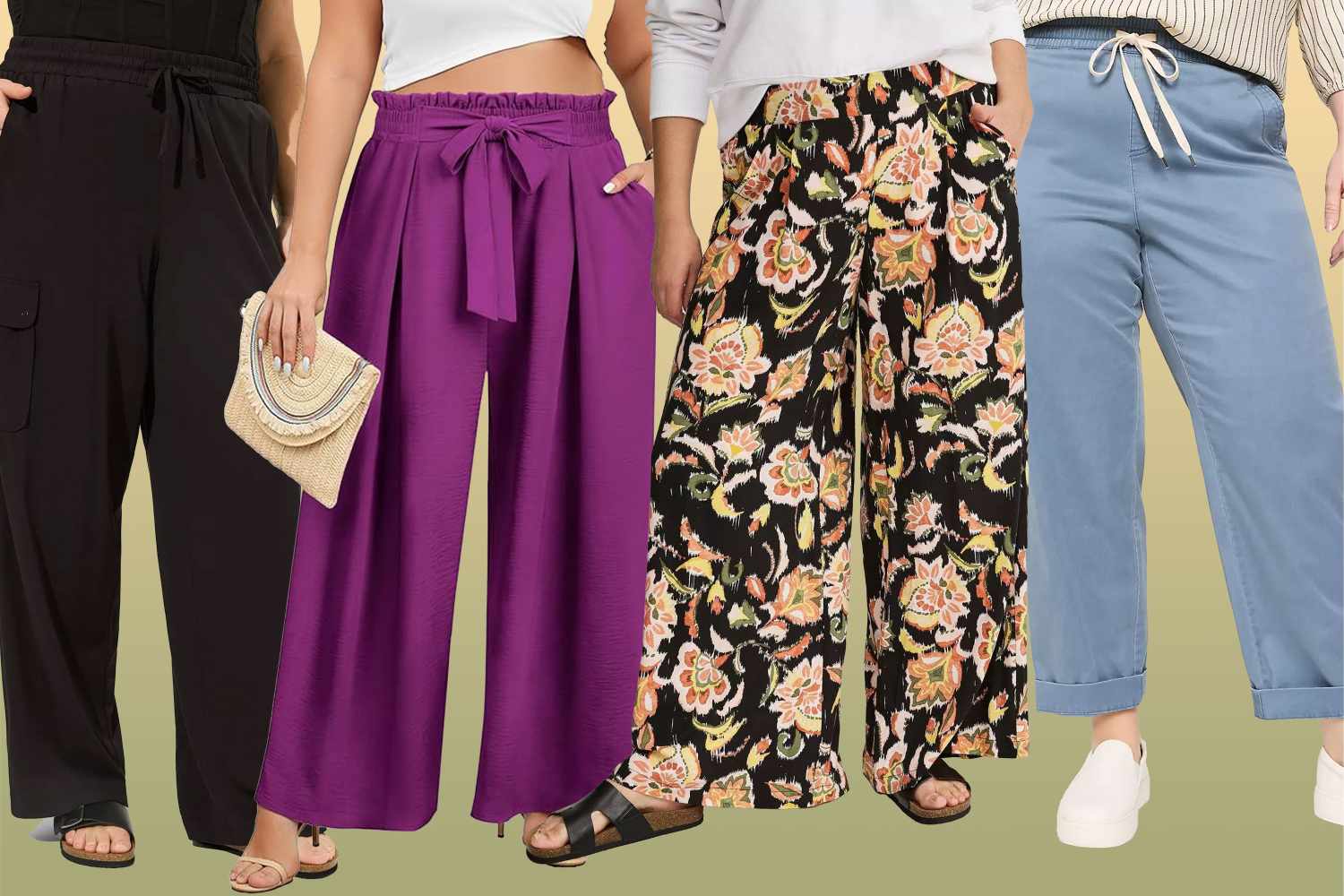 As a Plus-size Traveler, These Are the Comfiest Summer Pants I've Found—From Linen Pull-ons to Flowy Palazzo Styles