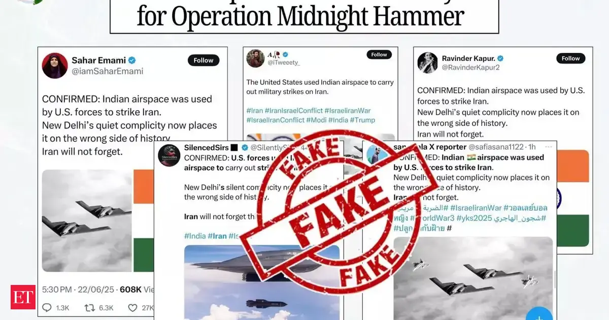 India denies use of its airspace by US for Iran strike, calls viral claim fake