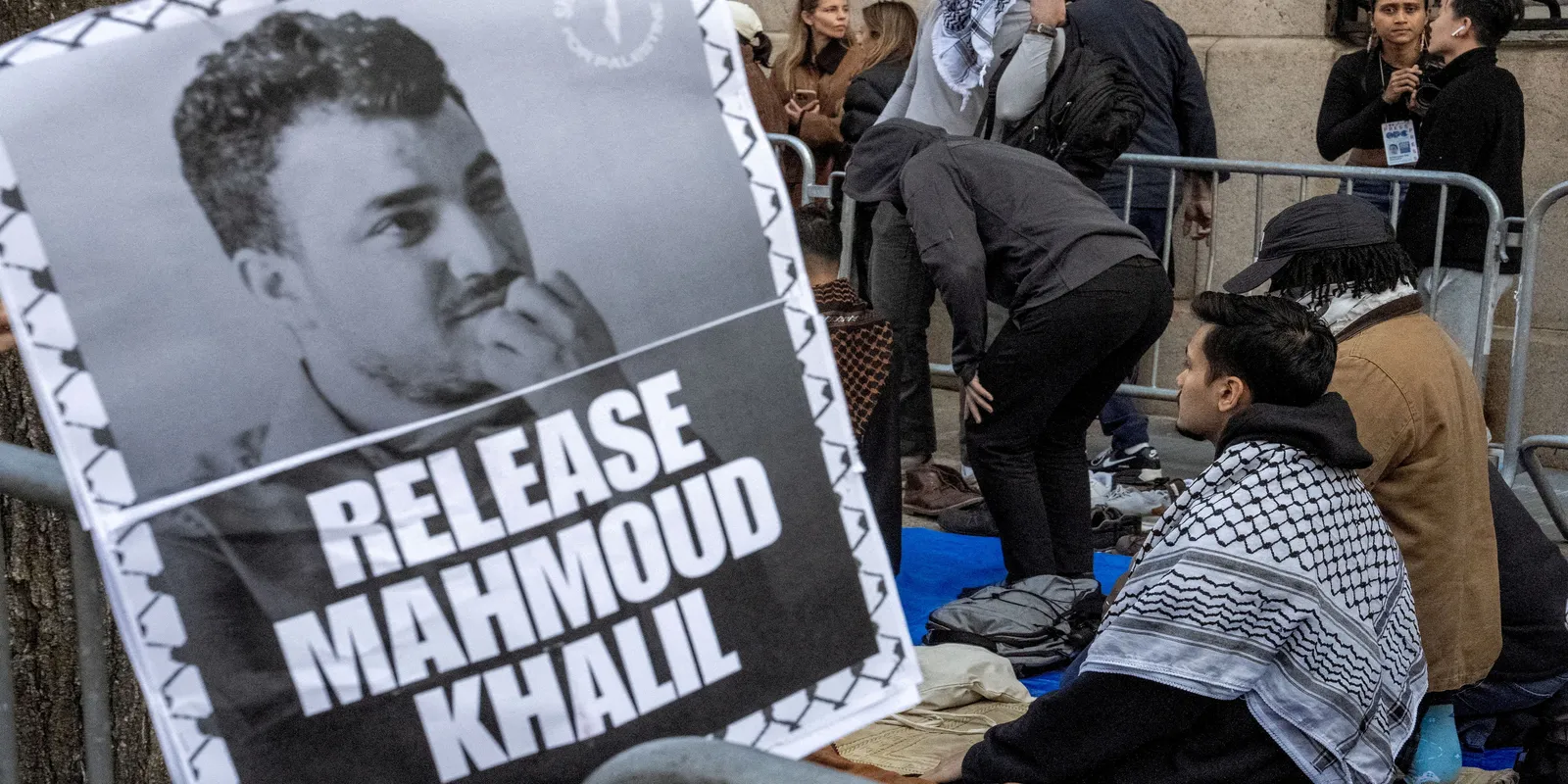 Judge sides with Trump DOJ to keep Mahmoud Khalil in detention