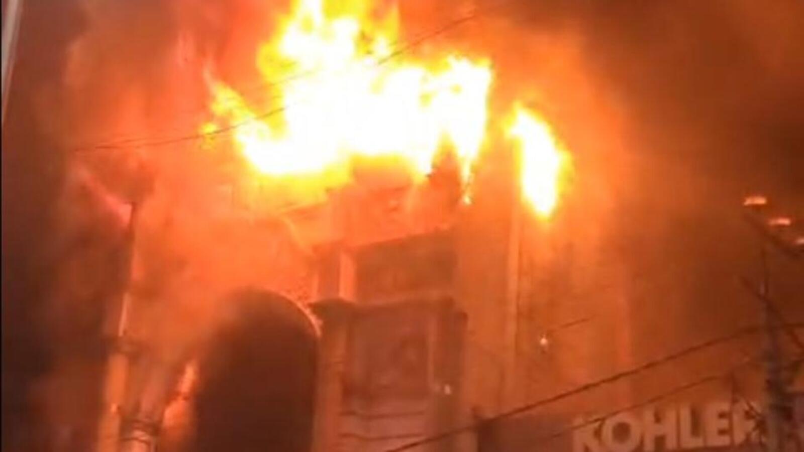 Massive fire at west Delhi banquet hall, 2 feared trapped