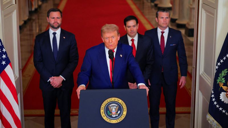 Trump floats Iran ‘regime change’ even as the true impact of US strikes is far from clear