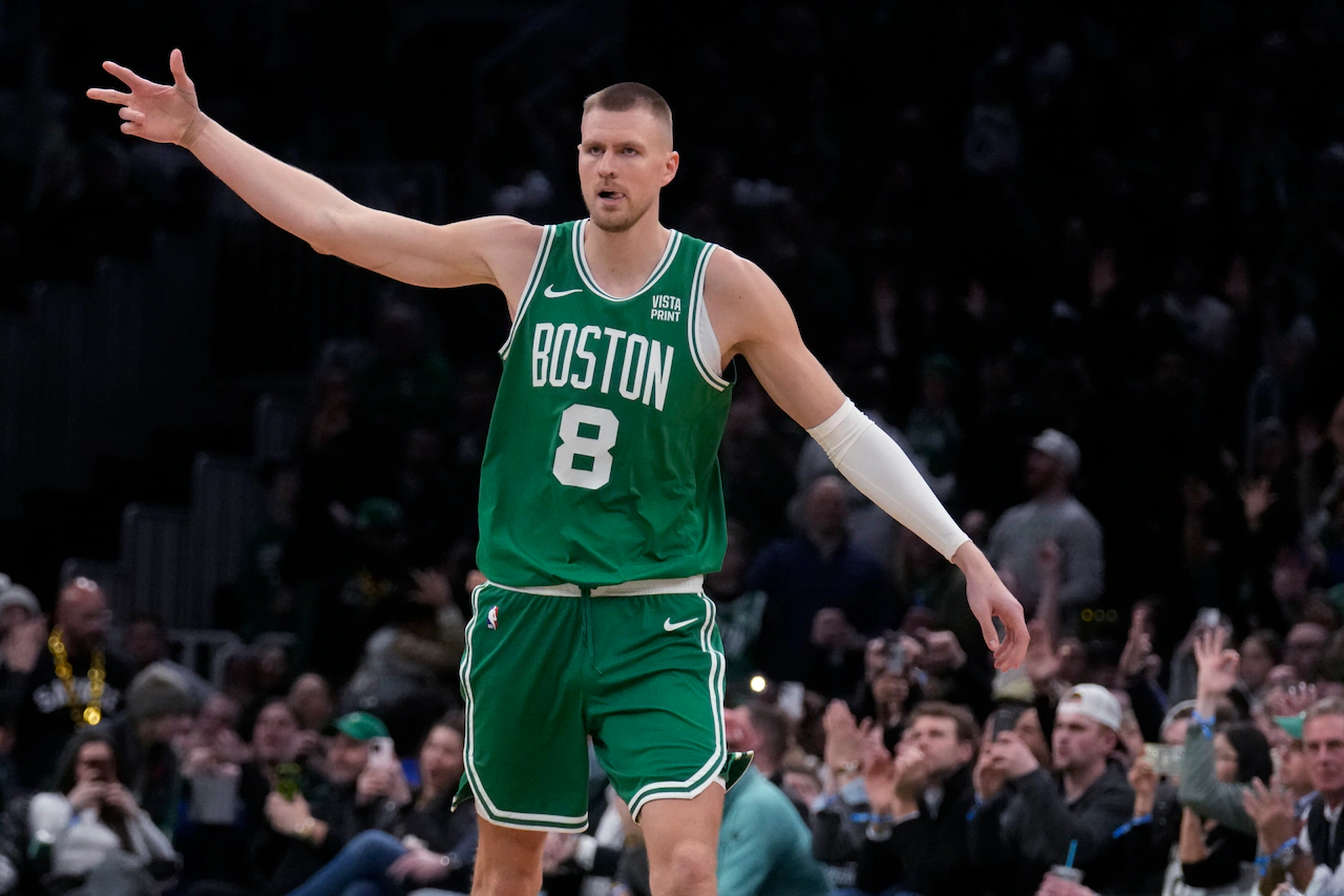 Kristaps Porzingis gives 1st health update of Celtics offseason