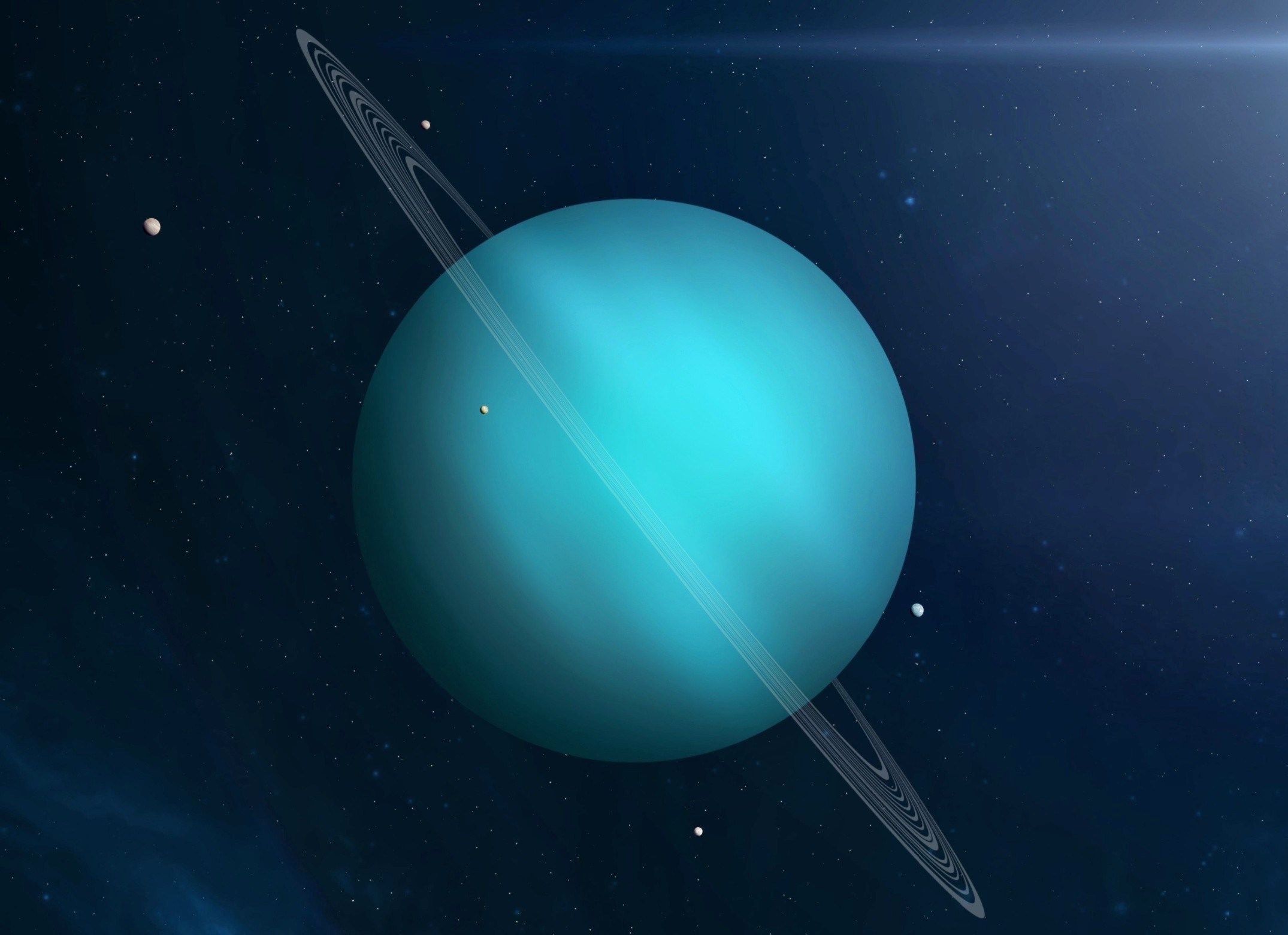 Mysterious surface patterns found on the moons around Uranus