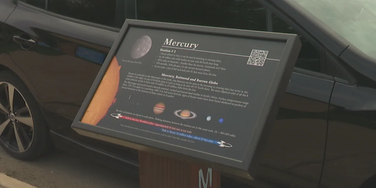 Travel across the solar system in downtown Escanaba