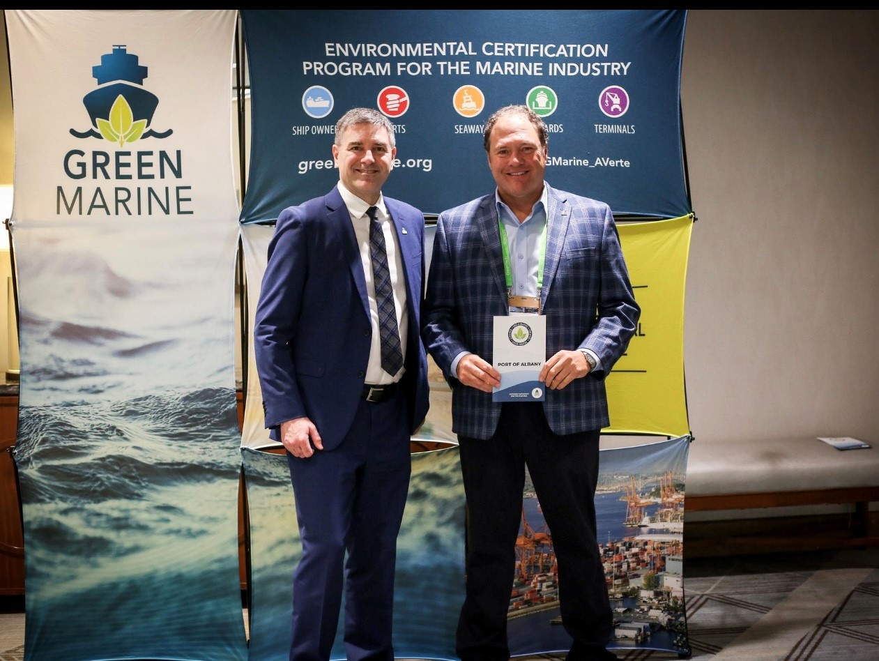 Port of Albany Receives Green Marine Recertification for Environmental Sustainability Efforts