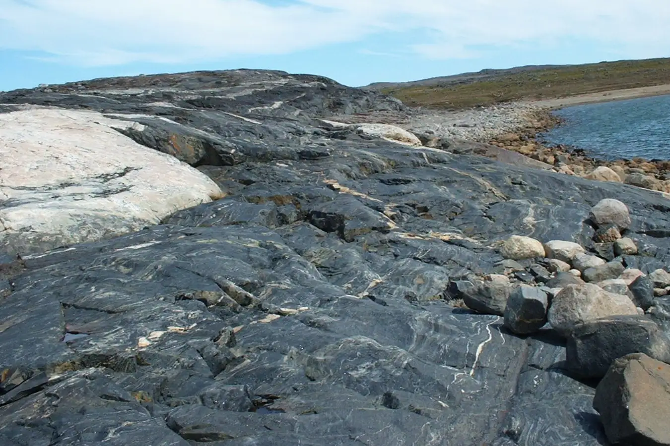 These rocks are probably the last remains of Earth's early crust