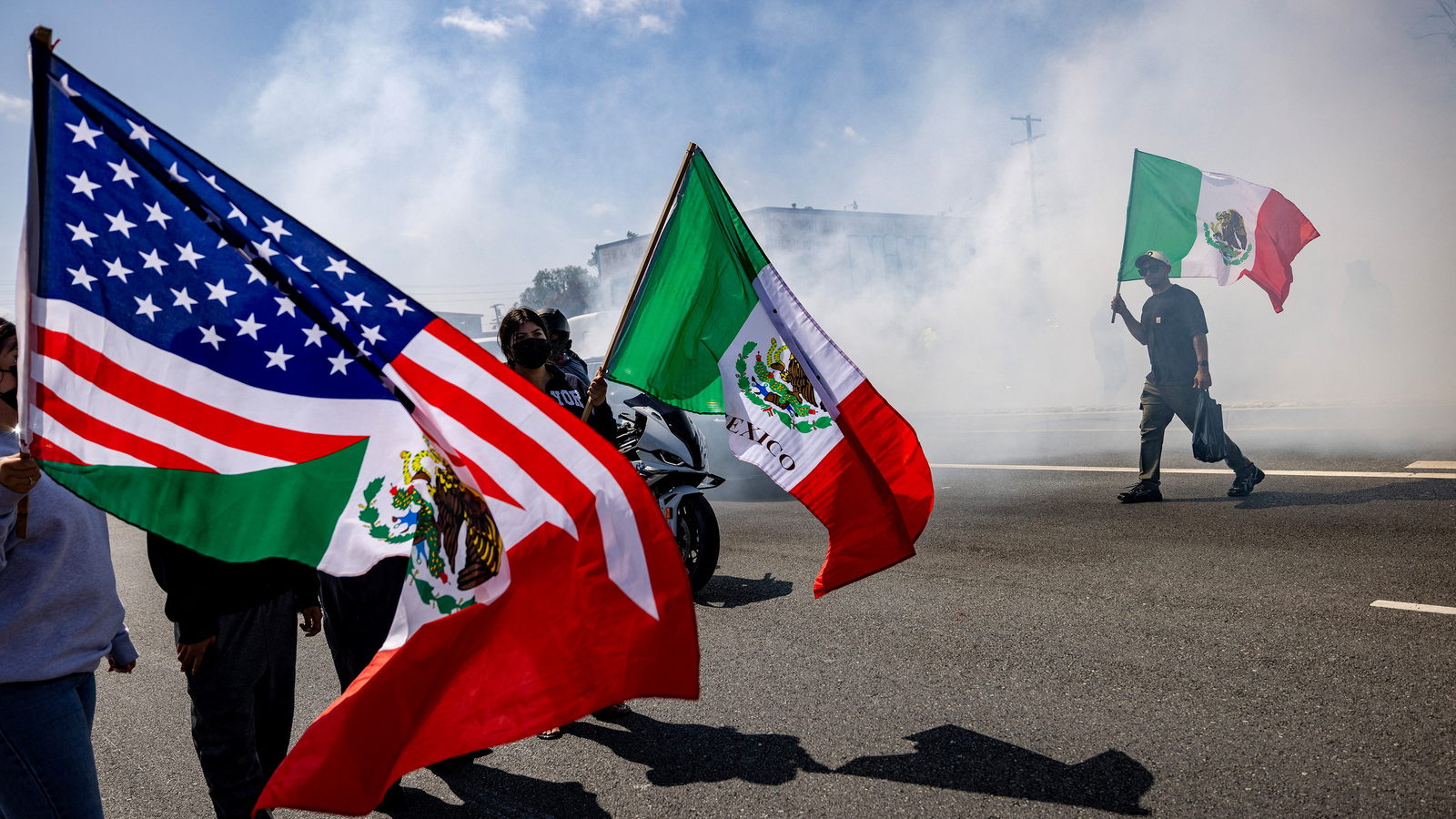 Los Angeles protests: Trump govt says ‘insurrectionists carrying foreign flags’