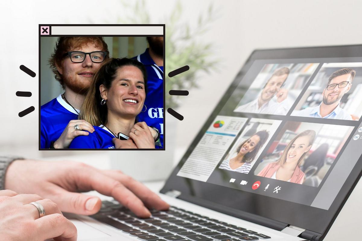 Could Ed Sheeran’s Wife Be on a Teams Call With Someone in Grand Rapids?