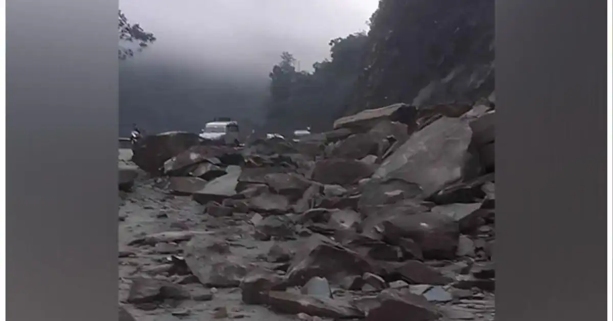 Uttarakhand: Yamunotri National Highway blocked between Silai Band and Ojri