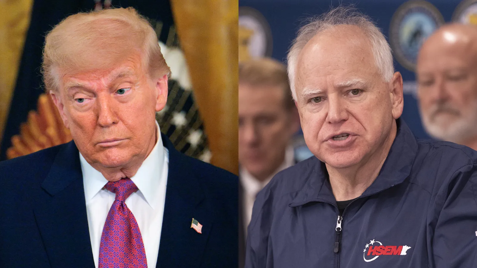 Trump Has Been Privately Trash Talking Gov. Walz In Response to Minnesota Assassinations