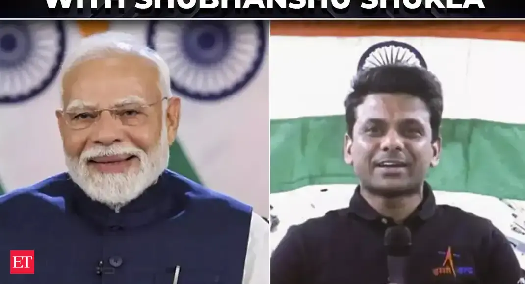 ‘Had to tie my legs…’: Shubhanshu Shukla reveals what he did in space to speak with PM Modi