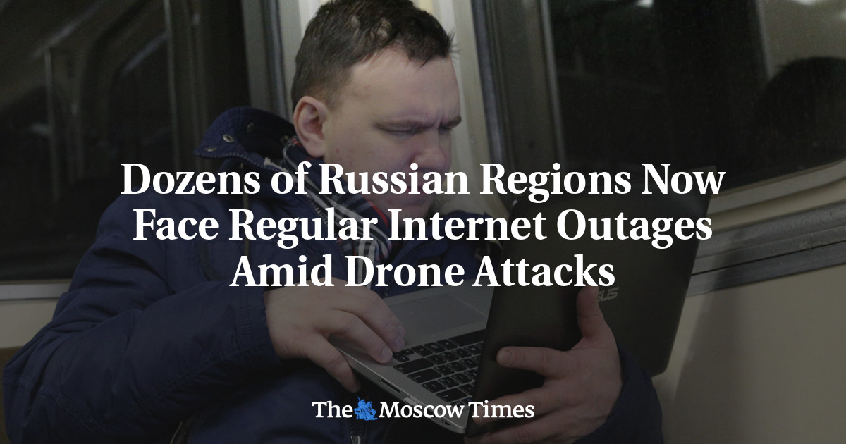 Dozens of Russian Regions Now Face Regular Internet Outages Amid Drone Attacks