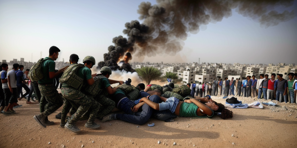 Israeli forces fire on people waiting for aid in Gaza, killing 25, witnesses and hospitals say