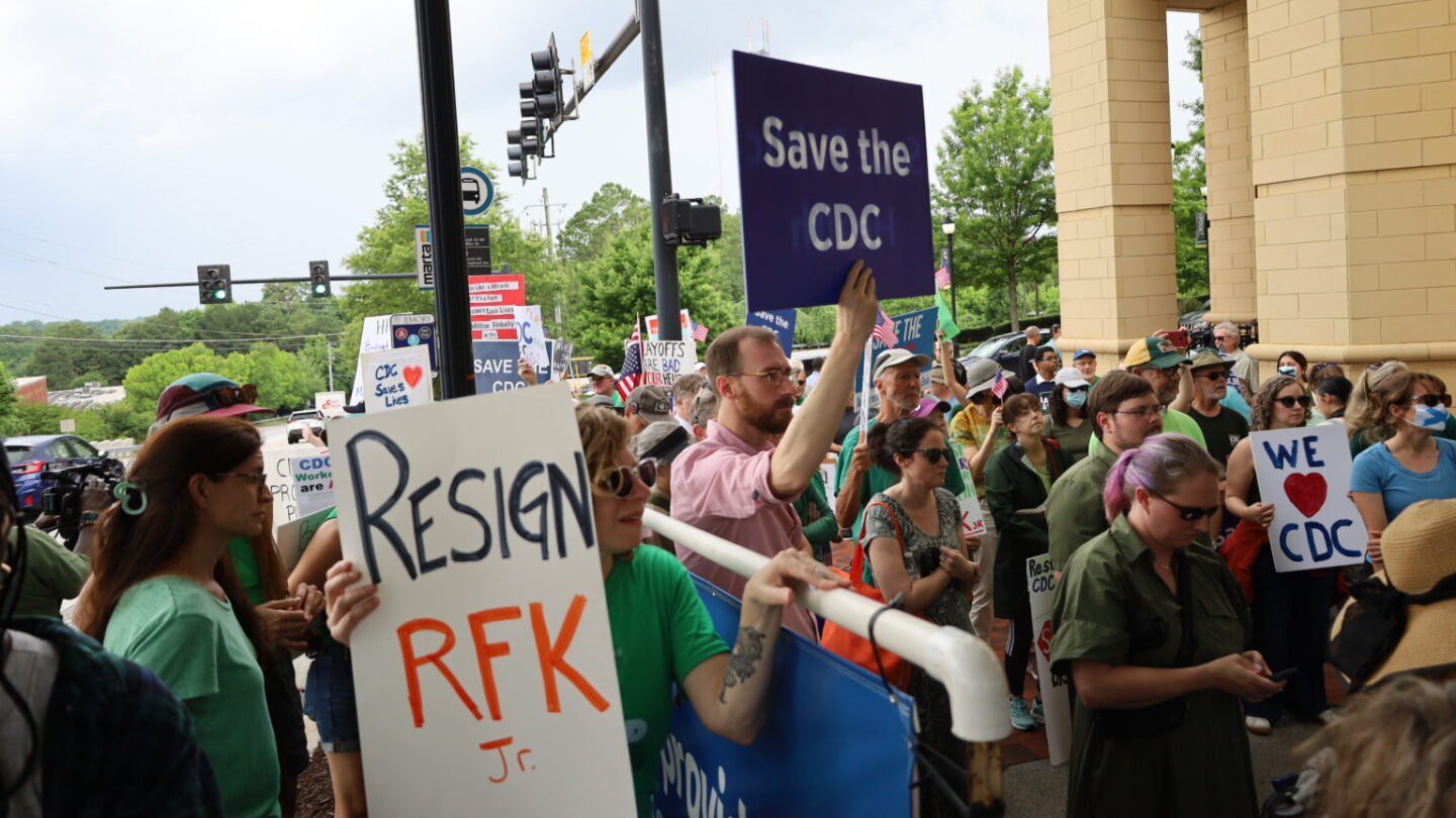 Atlanta-based CDC supporters continue to rally for public health months after mass layoffs began