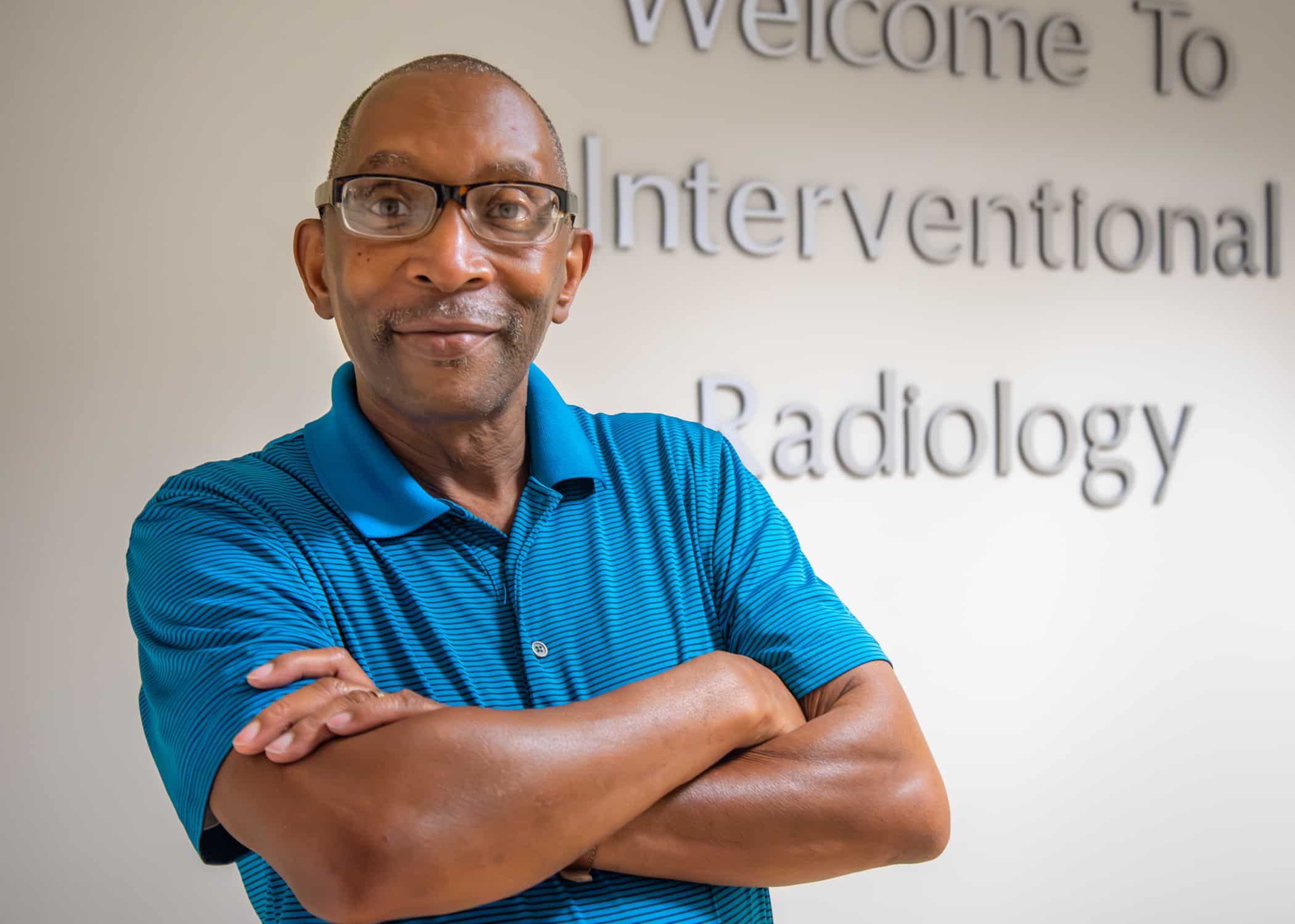 A planned one year at ECU Health turns into 45 for Ricky Blount as he celebrated his anniversary in October