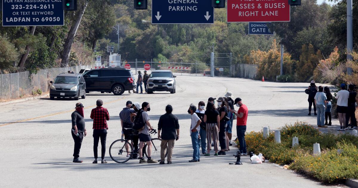 Letters to Sports: What a week, from ICE at Dodger Stadium to Lakers sale