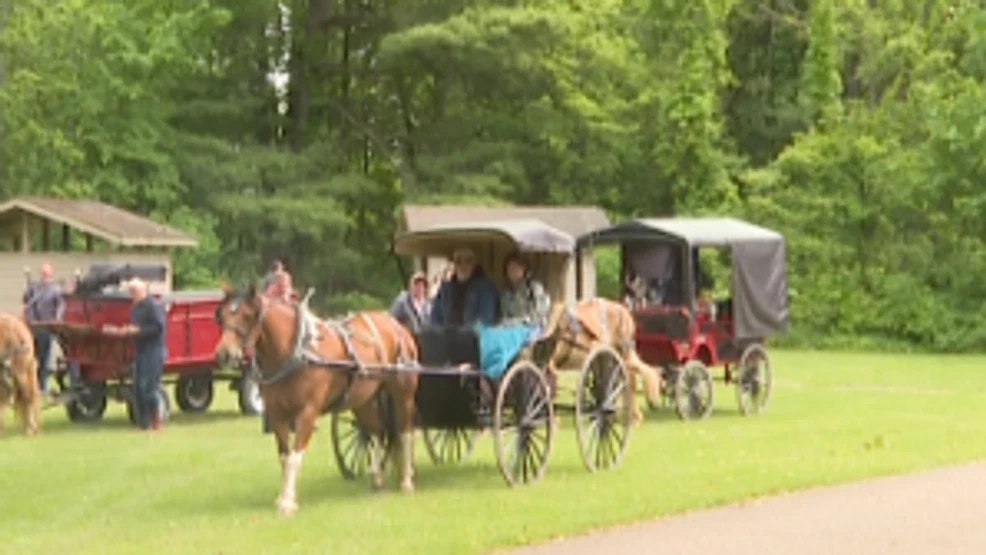 Belmont County wagon train celebrates pioneer travel on National Road