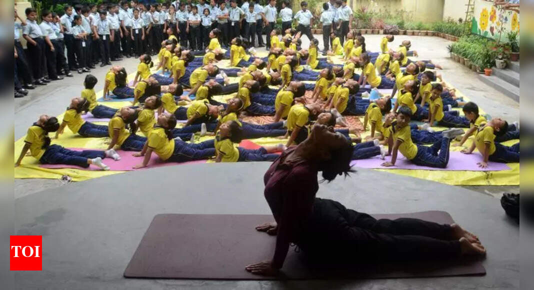 Schools, colleges host events in run up to Yoga Day | Guwahati News
