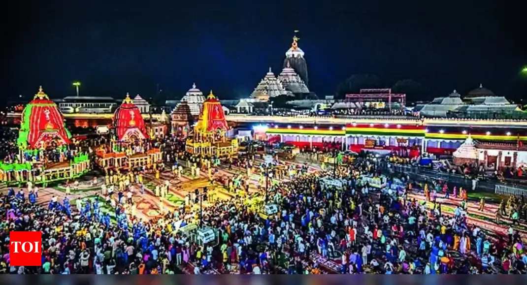 Amid ‘Jai Jagannath’ chants, Puri gears up for Rath Yatra; Grand Road decked up, rituals synced for smooth rollout; 10,000 cops, NSG snipers on duty amid Indo-Pakistan tension | Bhubaneswar News
