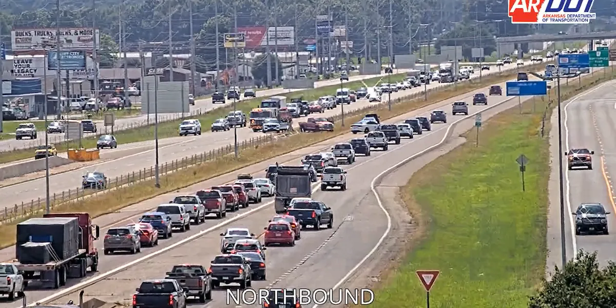 Crash slowing down interstate travel