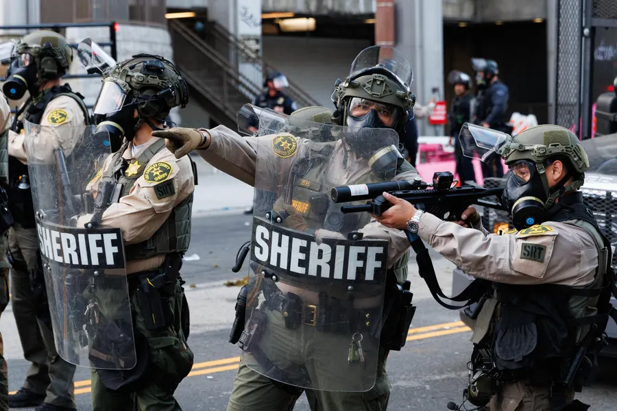 Los Angeles Protests Live Updates: Newsom Says California Will Sue To Stop Marines’ Deployment
