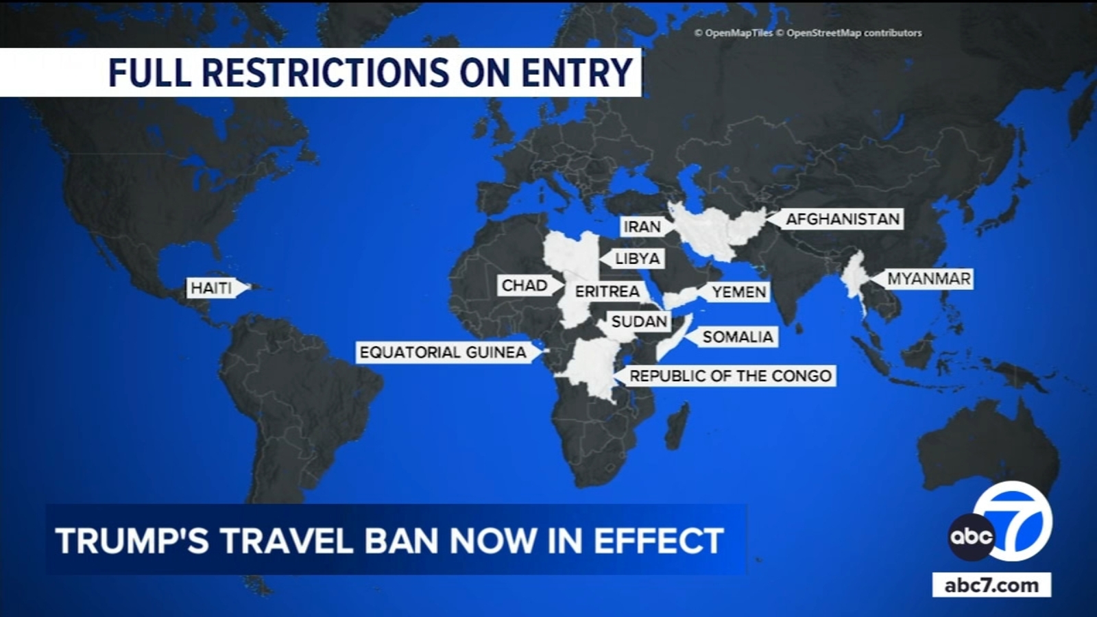 Protests at LAX as Donald Trump's travel ban takes effect