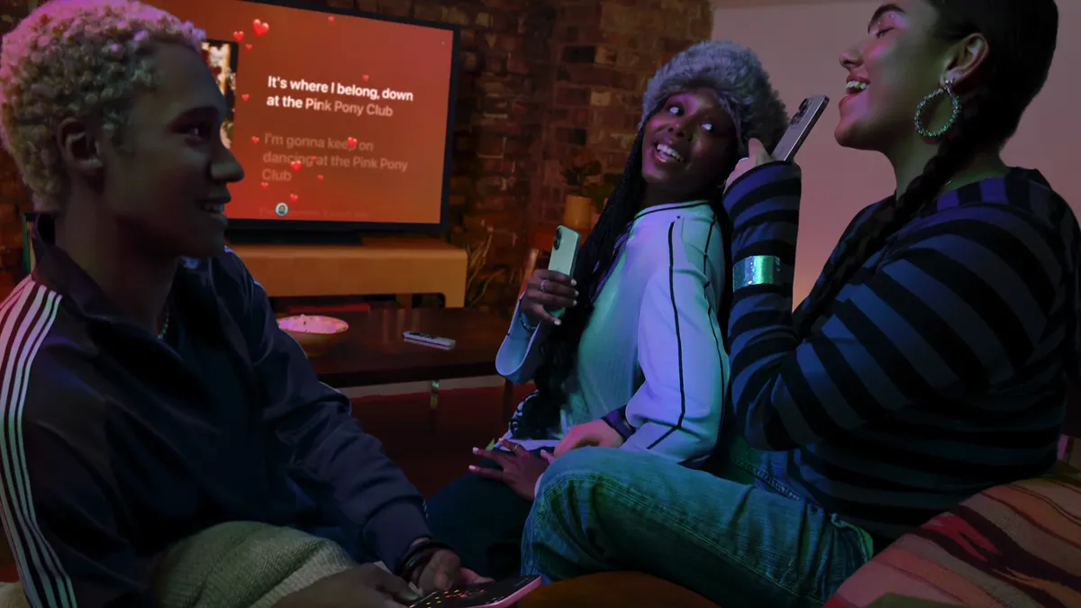 Apple tvOS 26 Brings iPhone Karaoke Microphones and Liquid Glass