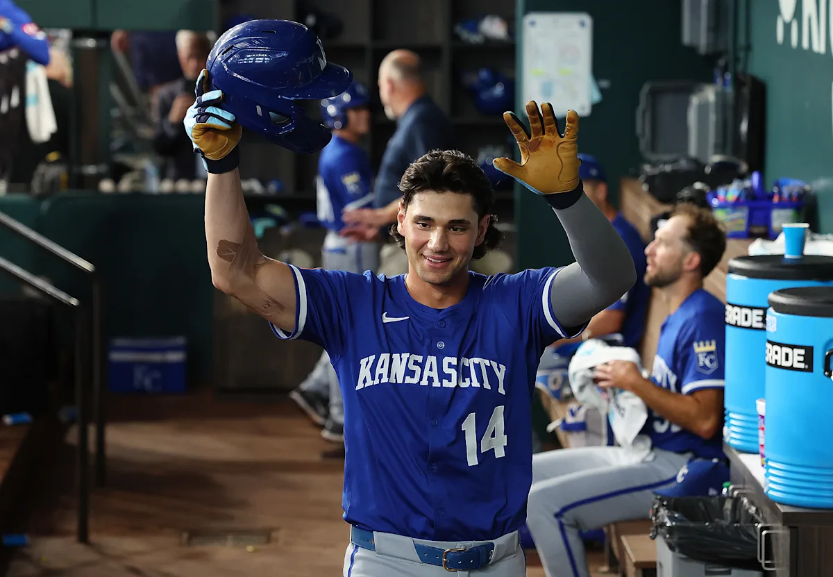 Royals' Jac Caglianone hits first MLB homers, 2 weeks after being called up to majors