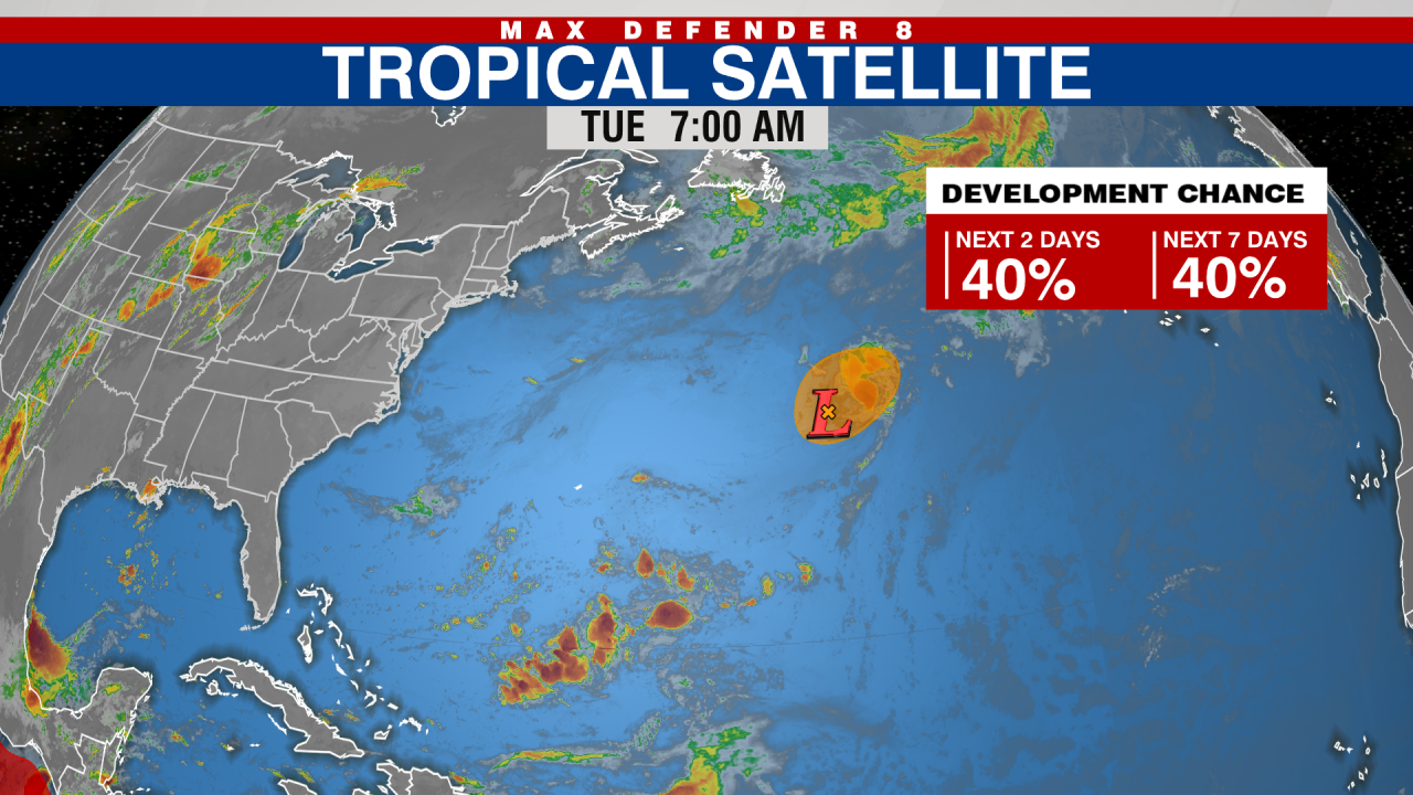 Environmental conditions could end development for disturbance in Atlantic: NHC