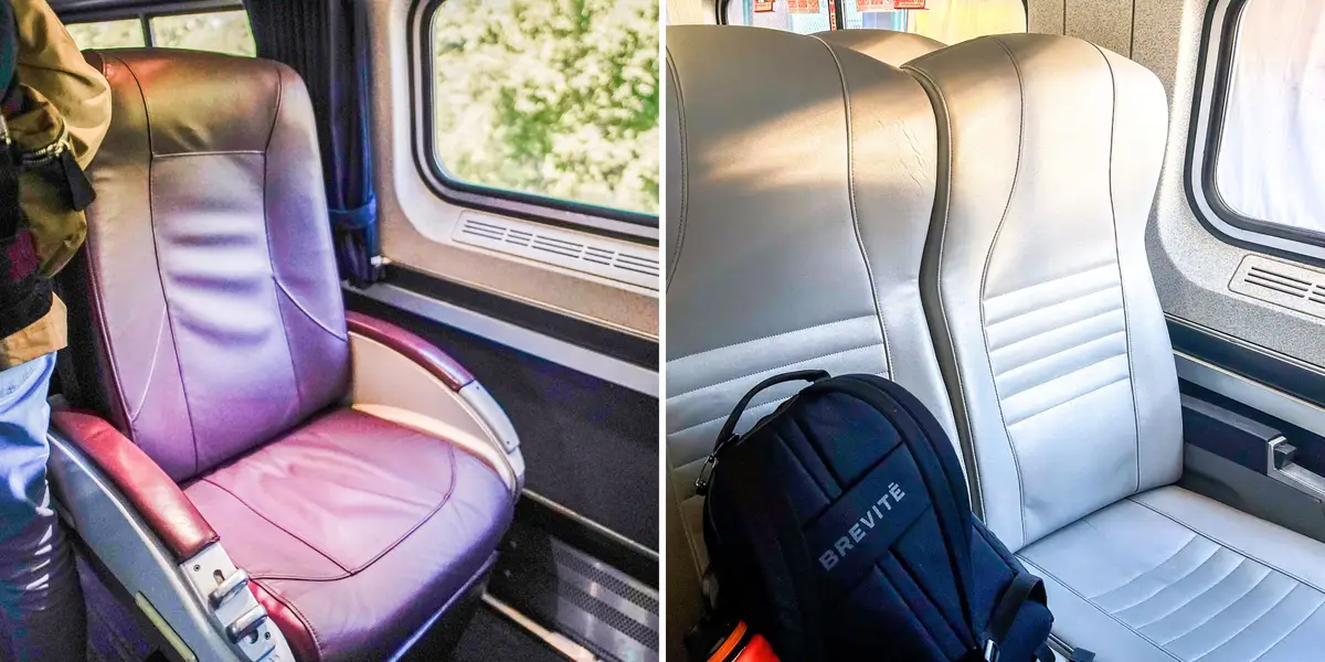 I booked coach and business-class tickets on Amtrak trains. The upgrade wasn't worth the added price.