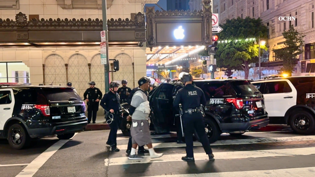 Overnight looting follows 4th day of anti-ICE protests in Downtown L.A.; Bass blames raids