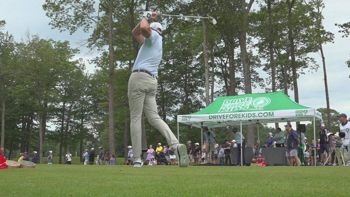 Celebrities finish final day of Drive Fore Kids with big swings and bigger checks