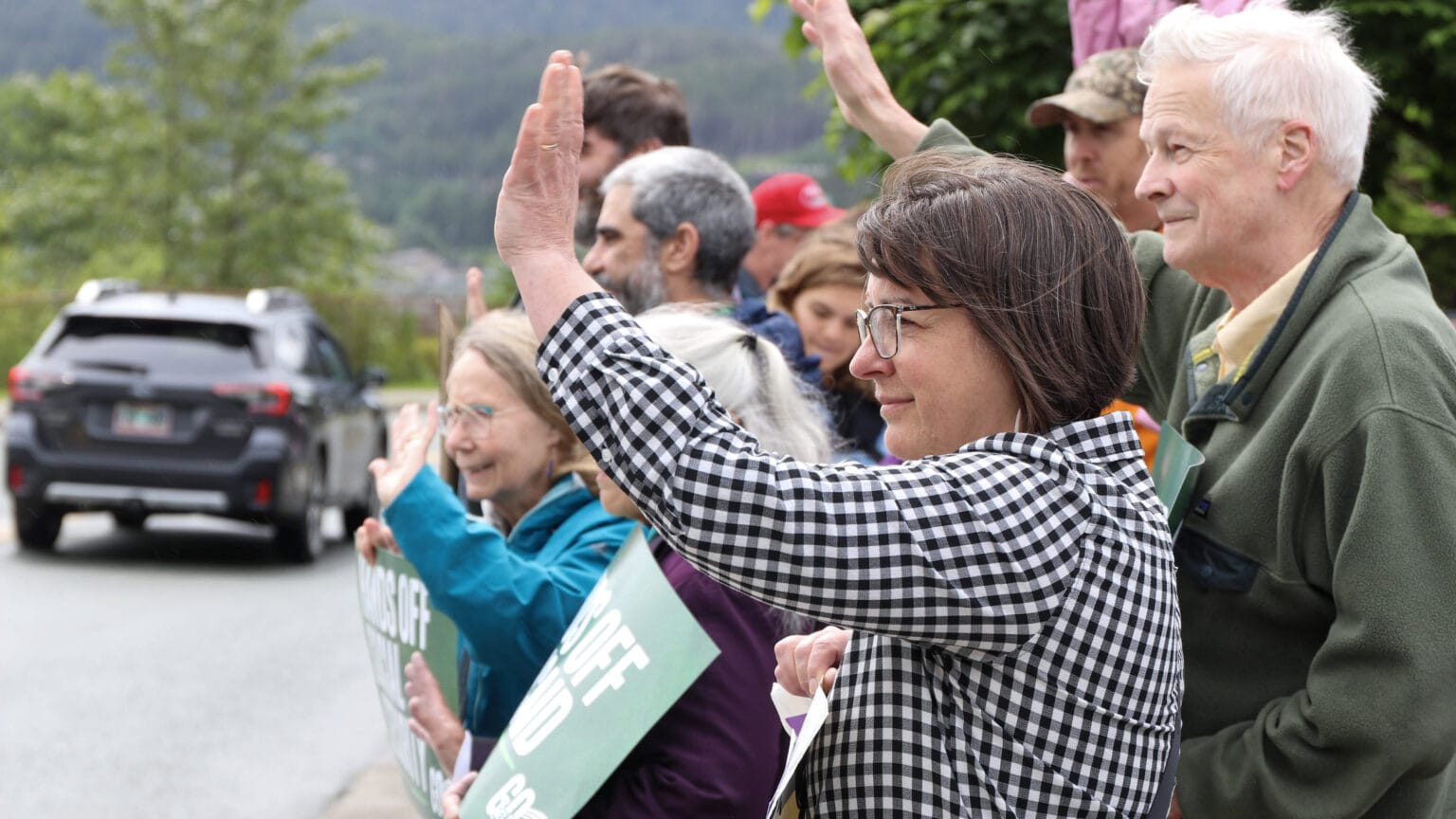 Juneau residents rally for Medicaid as Congress nears megabill vote