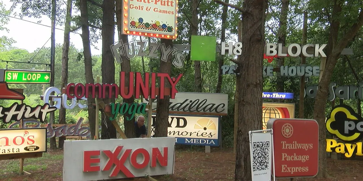 ‘Tyler Boy’ collection of signs from shuttered businesses brings nostalgia to passersby