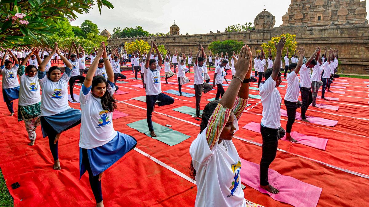 Fitness enthusiasts, students turn up for Intenational Yoga Day events