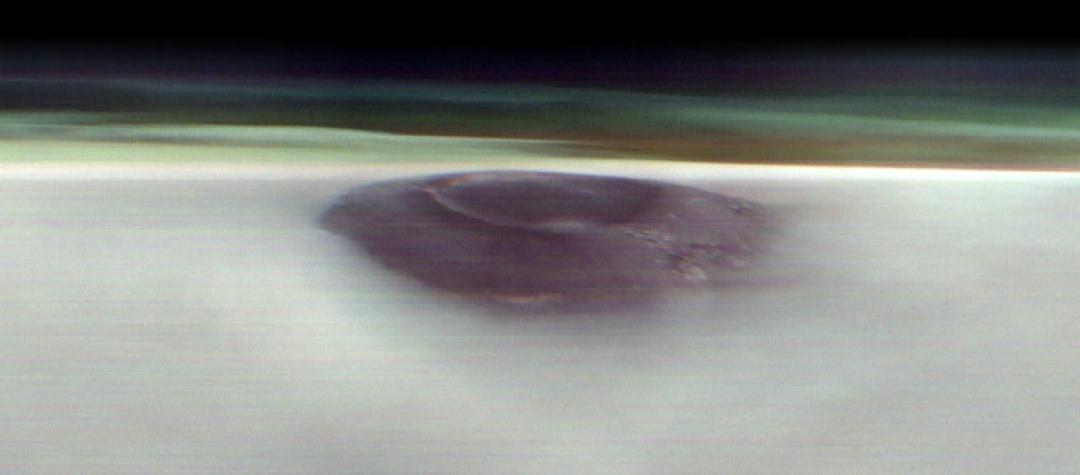 Pic shows volcano peeking above clouds on Mars
