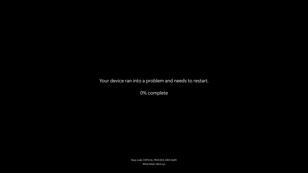 Back in black: Microsoft Blue Screen of Death going dark