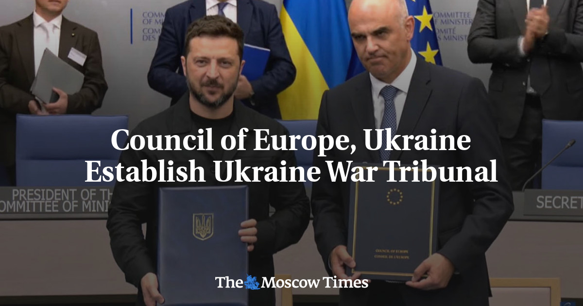 Council of Europe, Ukraine Establish Ukraine War Tribunal