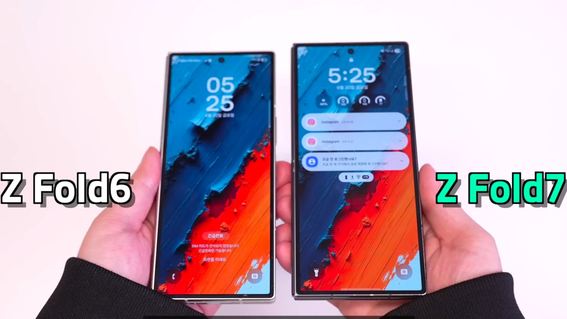 Samsung Galaxy Z Fold7 hands-on video compares dummy with Galaxy Z Fold6 and Galaxy S25 Ultra
