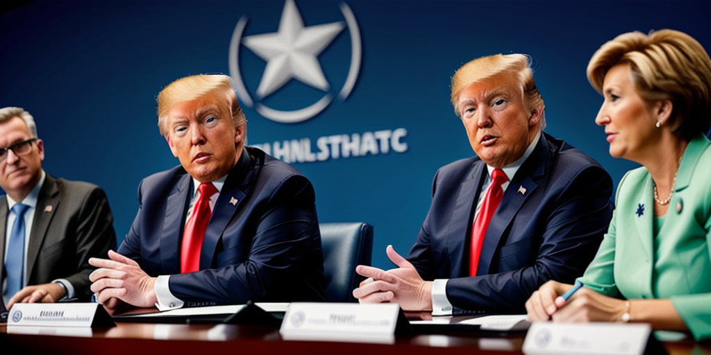 Trump praises Nato states as summit prepares to lift defence spending target
