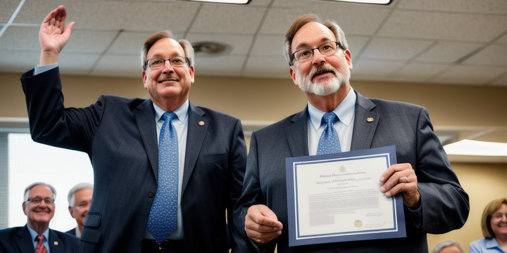 Dr. Obear of Oak Orchard Health gets praise and proclamations at retirement celebration