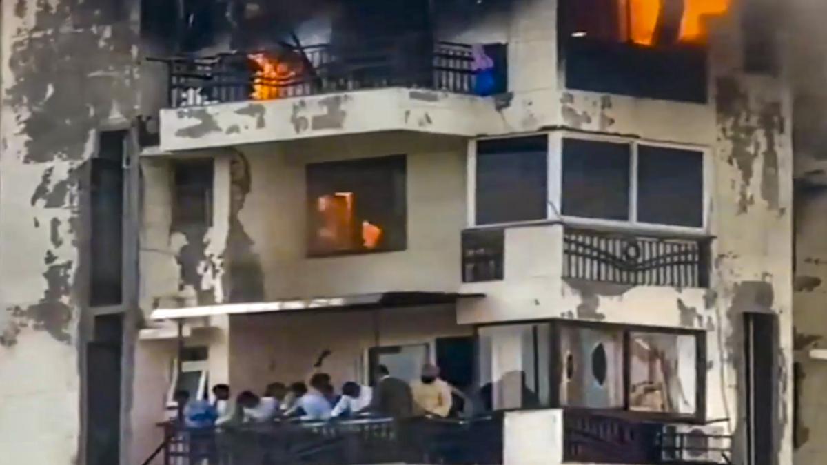 Fire at housing apartment in Delhi's Dwarka; 8 tenders rushed